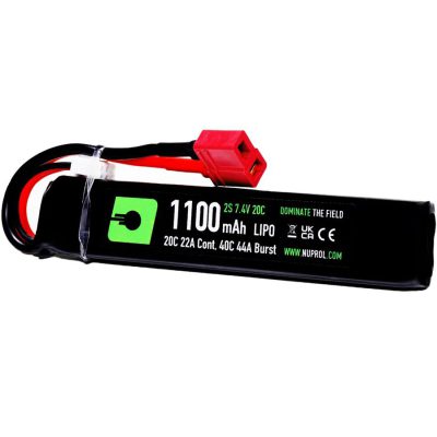 Nuprol 1100mah 7.4v 20c Stick Type LiPo - Deans