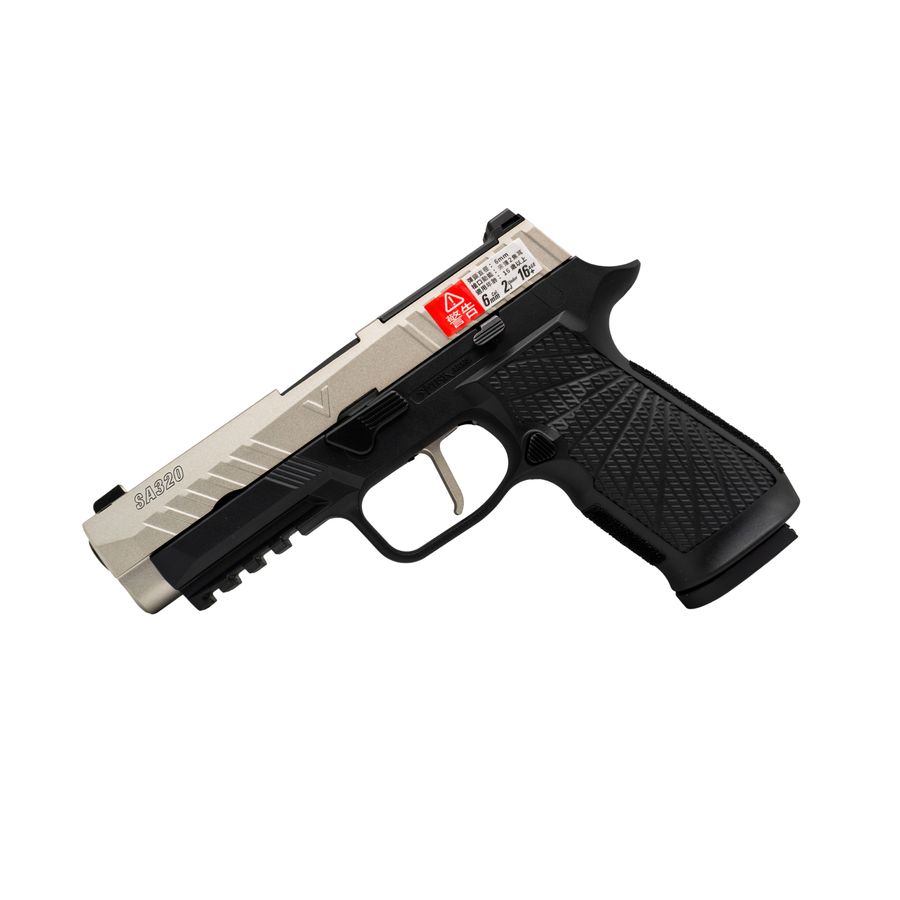 VFC Stark Arms SA320 Tactical GBB Pistol - Silver Slide - Image 2