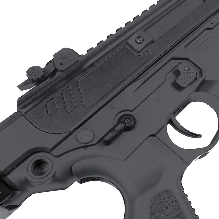 AS Helden HR556 10" S-HPA Airsoft Rifle - Black - Image 4