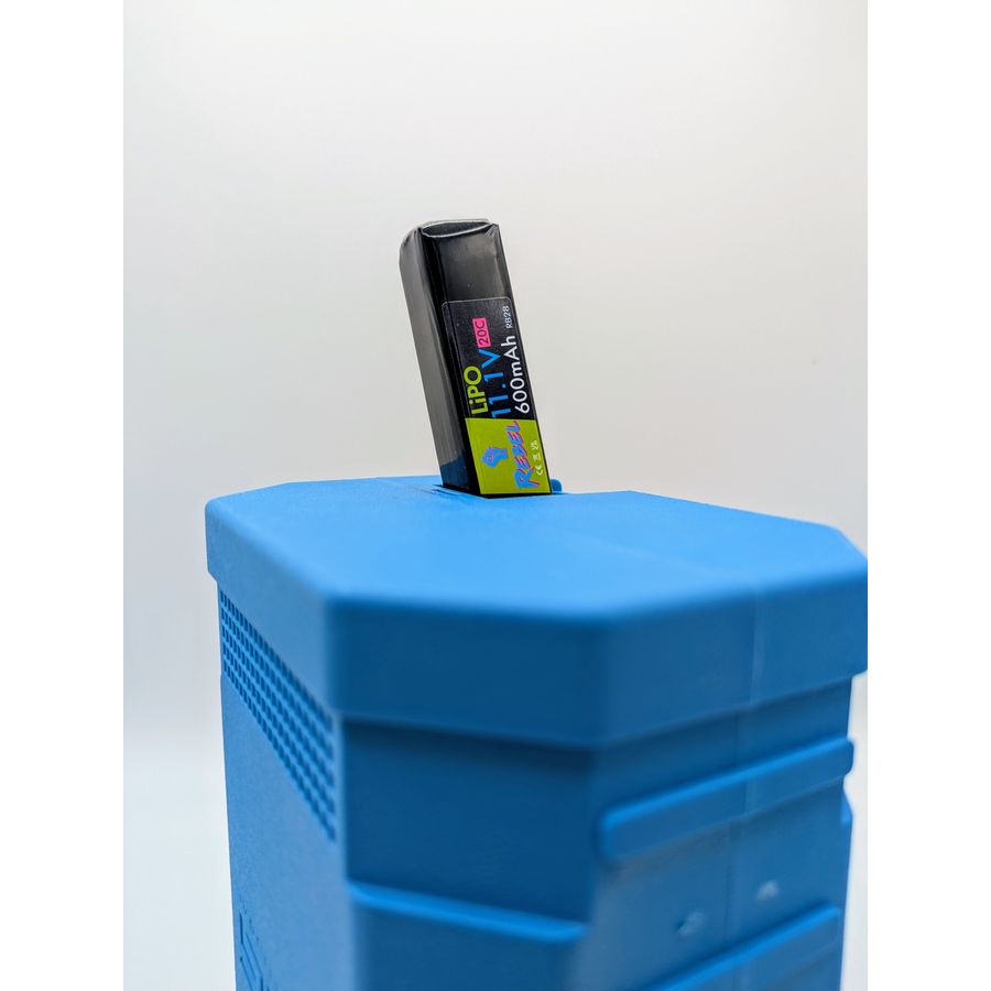 Rebel - 600mAh Lipo 11.1V Battery Stick - DEANS (EMG AUTOBOT) - Image 2