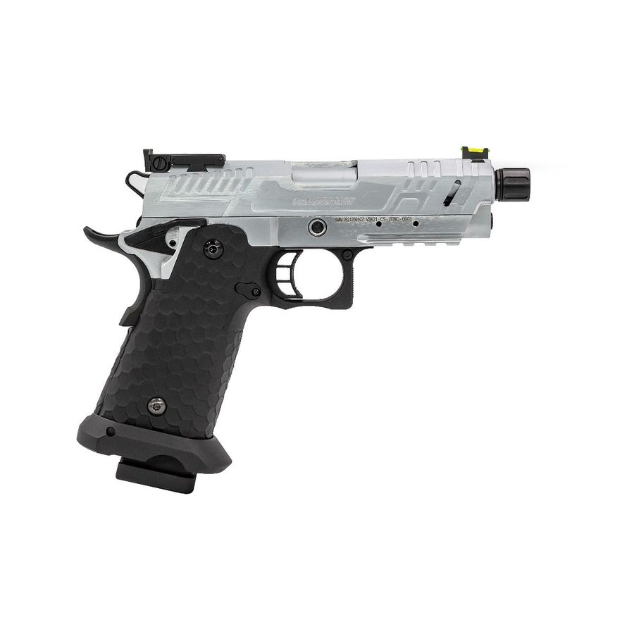 Vorsk Hi-Capa CS Vengeance 3.8 Compact GBB Airsoft Pistol - Silver