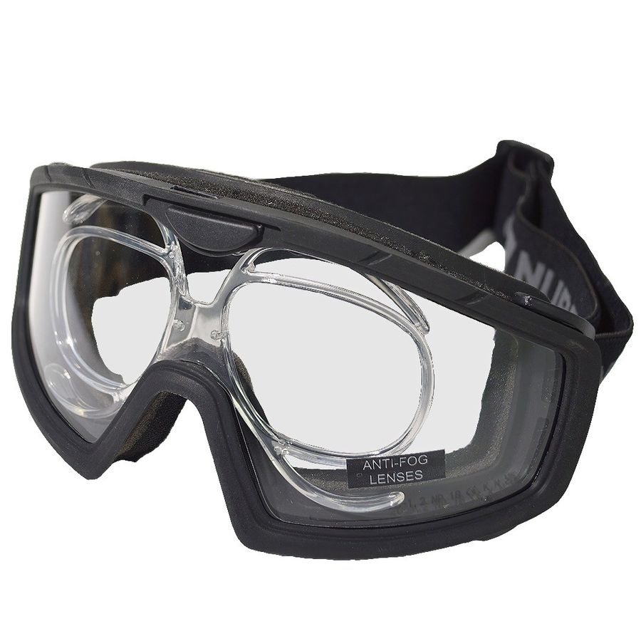 Nuprol Battle Visor RX - Black Frame Clear Lens