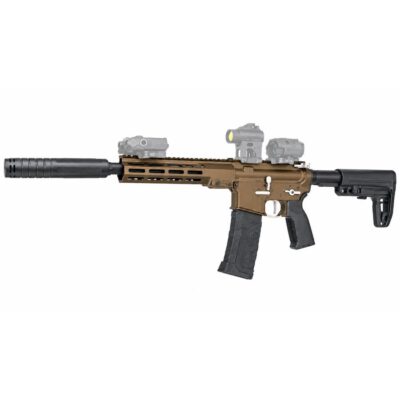 Ace 1 Arms AR/M4 HPA Airsoft CNC Rifle ETU With Suppressor - Bronze