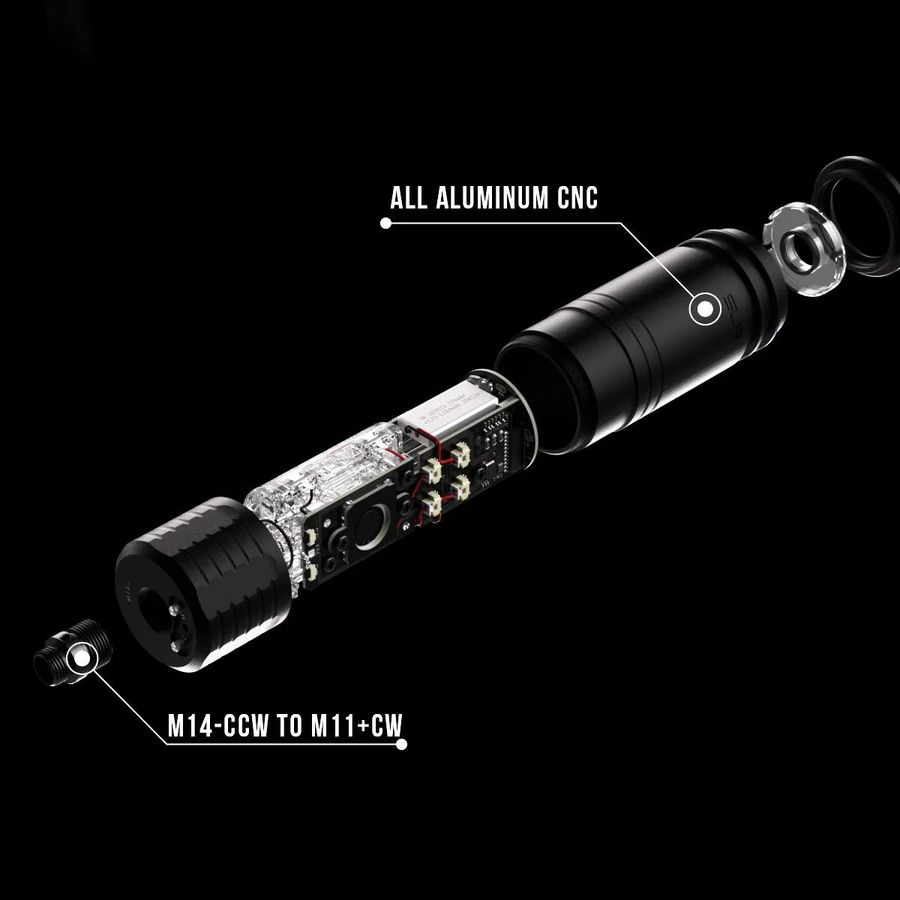 LANCER TACTICAL x SLR N.O.T.A.S. Flare Smoky BT Tracer Suppressor - Image 5