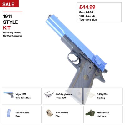 1911-style spring pistol kit.