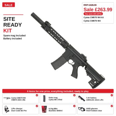 Cyma CM070 M4 Kit, metal, mock suppressor, ready to play