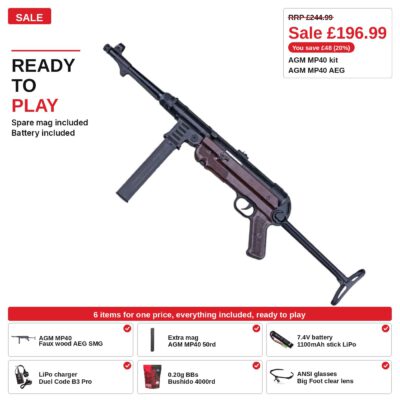 AGM MP40 Kit, ready to play