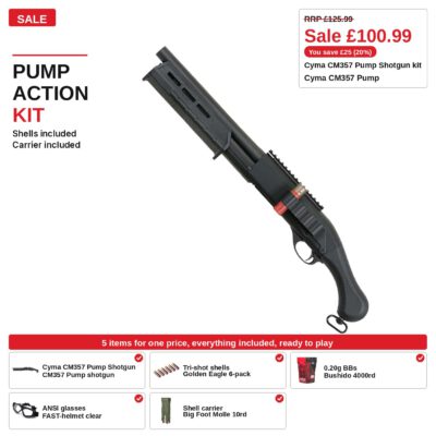 Cyma CM357 Pump Shotgun Kit, ready to play