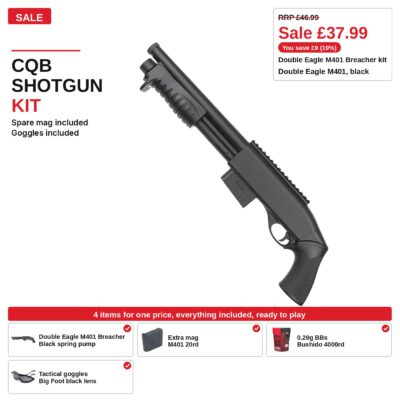 Double Eagle M401 Breacher Kit, black, ready to play