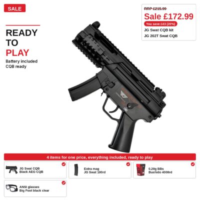 JG Swat CQB Kit, battery included, ready to play