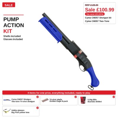 Cyma CM357 Shotgun Kit, two-tone, ready to play