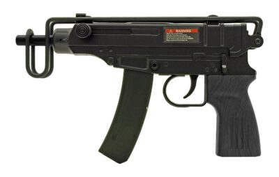 Double Eagle M37F 61 Series Spring Powered SMG (Black/Black - M37F)
