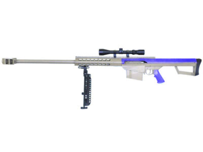 Galaxy M82 Bolt Action Sniper Rifle with Scope and Bipod (Blue - G31CD)