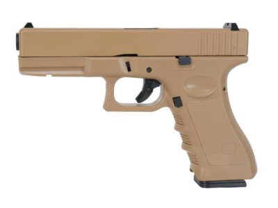 Huntsman Tactical H17 Gas Blowback Pistol Tan Case
