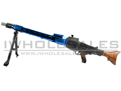ST AGM MG42 WWII Full Metal Two Tone Blue Electric Airsoft Machine Gun