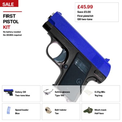 First pistol kit. No battery, no UKARA