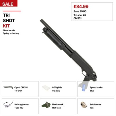 Short tri-shot kit.