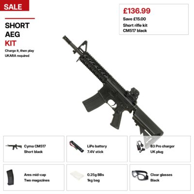 Short black rifle kit.
