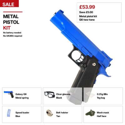 Metal spring pistol kit.